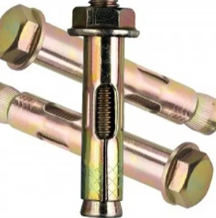 Фото №0 Анкер-болт с гайкой М10, желтый цинк