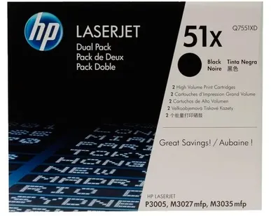 фото Набор картриджей HP Q7551XD