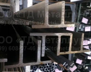 фото ТАВРО ШВЕЛЛЕР алюминиевый Д16Т 441413 44х80Х25х5х5Х8Х3 ОСТ 1-90113-86 АТП