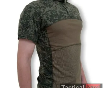 фото Поло тактическое летнее с коротким рукавом комбат пиксель