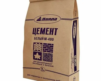 фото Цемент белый М-400 (Диола) 2 кг