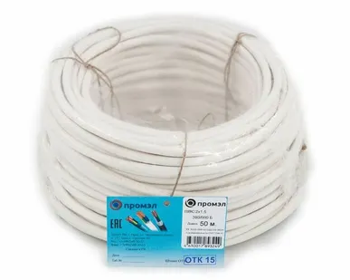 фото Провод ПВС 2х1.5 Б (бухта 50м) (шт) Промэл 13321510