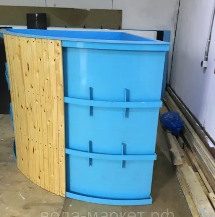 Фото №1 Бассейн пластиковый для дома в баню и сауну