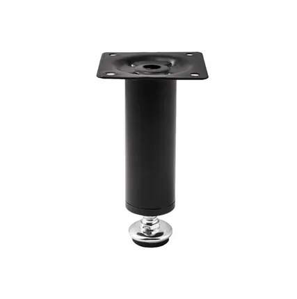 Фото №0 Опора меб. мет. D-100 h100 с регул. черный AKS