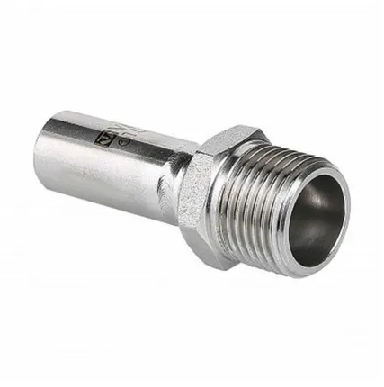 Фото №0 Вставка пресс VALTEC резьбовая нержавеющая сталь с нар. р. 22х3/4" VTi.906. I.002205