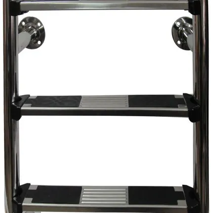 Фото №0 Лестница 5 ступ. с накладкой люкс, нерж. AISI-304 (нижняя часть) POOL KING