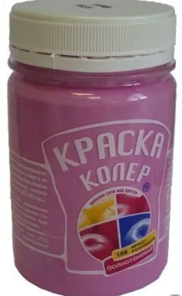 Фото №0 Колер краска акрил. универ. "ПалИж" 0,36л № 106 гранат / 107 рубин