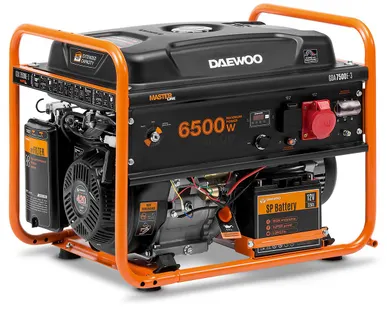 фото Генератор Daewoo GDA 7500E-3 / 6 кВт / 380 В / коннектор автоматики