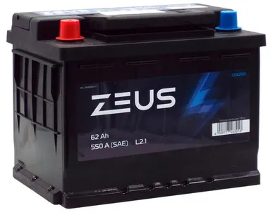 фото Аккумулятор ZEUS 62 Ач п.п.