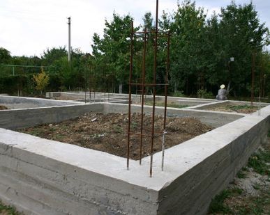 фото Устройство ленточно-свайного фундамента