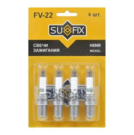 Фото №0 Свеча Зажигания (Nickel) SUFIX арт. FV22