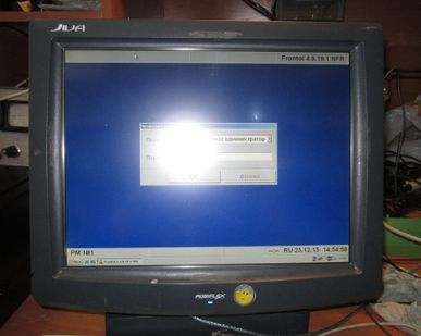 фото Сенсорный моноблок Posiflex Jiva 5815 (Б/У) / 1,5 Гб RAM/40 Гб HDD