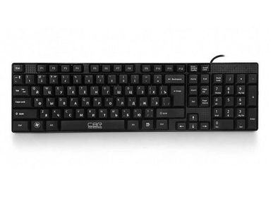 фото Клавиатура проводная CBR KB 110, USB, Black
