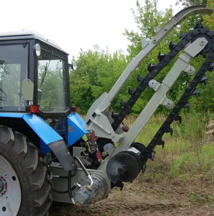 Фото №0 Услуги аренды траншеекопателя