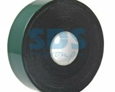 фото Двухсторонний скотч REXANT, черная, вспененная ЭВА основа, 40 мм, ролик 5 метров