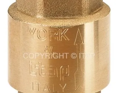 фото Клапан обратный Ду15*1/2", муфтовый, латунный