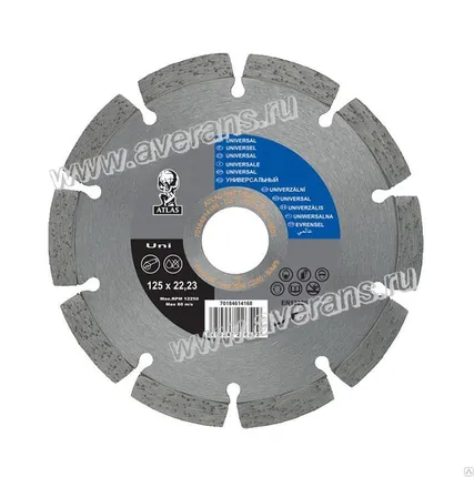 Фото №0 Алмазный диск 180x22,23 ATLAS UNI