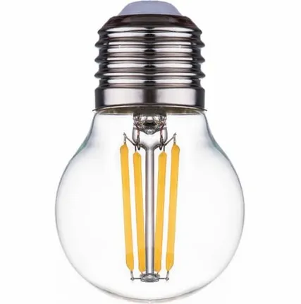 Фото №0 Лампа LED филамент. P45 (G45) 7Вт, Е27, 2700К, 600Лм /ФАРЛАЙТ