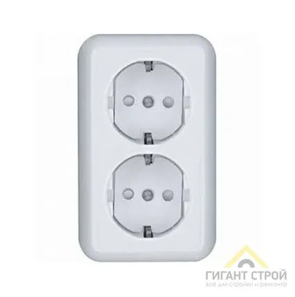 Фото №0 Розетка 1-м СП ATLAS DESIGN в сборе б/заземл. бел. SchE ATN000140