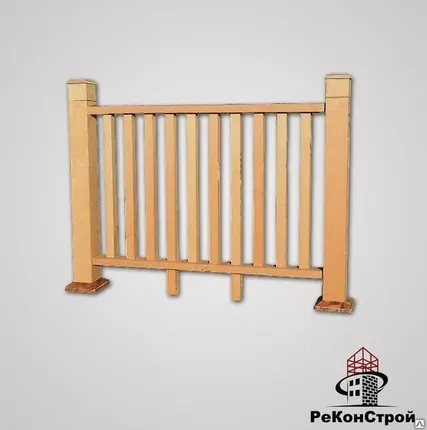 Фото №0 Забор из ДПК