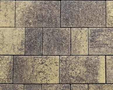 фото Плитка тротуарная Старый город Б.1.Ф.6см Листопад гранит Янтарь