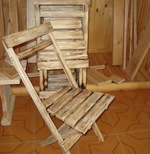 фото Искусственное старение древесины (браширование)