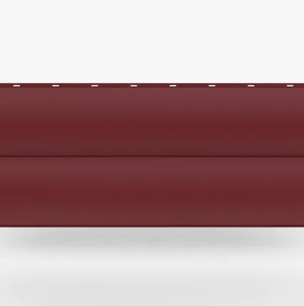 Фото №0 Сайдинг Металлический сайдинг «Бревно» 0.47-0.50 мм RAL 3003, Рубин