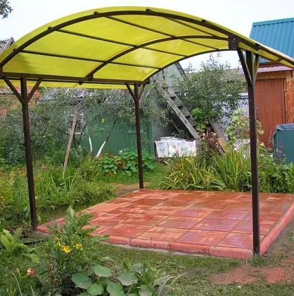 Фото №0 Навесы из поликарбоната