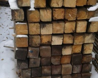 фото Брус из лиственницы 100 х 100 х 3000 мм