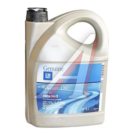 Фото №0 Масло моторное GENERAL MOTORS Dexos2 5W30 синт. 5л EU OE