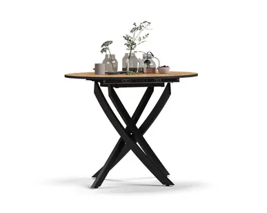 фото Стол Boss One NEW Дуб вотан, Черный