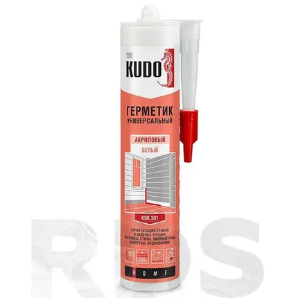 Фото №0 KUDO Герметик акриловый универсальный белый KSK 301, 280мл.