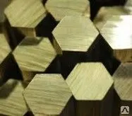 фото Шестигранник латунный лс 63-3