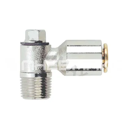 Фото №0 03.257.2 - Фитинг цанговый угловой, Трубка 6мм - R1/4'', 250бар (латунь)