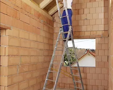 фото Лестница трехсекционная многоцелевая ZARGES, L - 4,95м