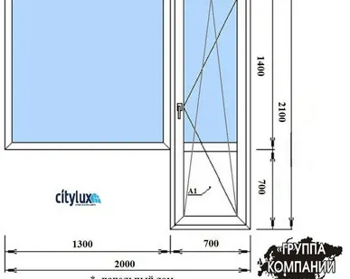 фото Окна пластиковые CityLux 58мм с Турецкой фурнитурой GEVISS