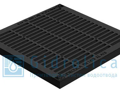 фото Решётка водоприёмная Gidrolica® Point РВ-28,5.28,5 пластиковая 285х285х21