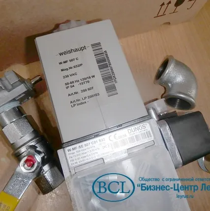 Фото №3 Мультиблок газовый weishaupt dungs W-mF-SE 507 C01 S22 bestell Nr.:23221026140 