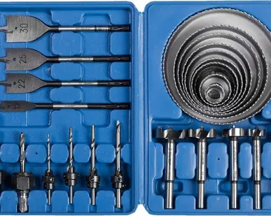 фото Набор коронок по дереву ЗУБР D19-127 мм. 28 предметов