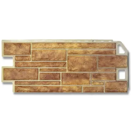 Фото №0 Фасадная панель (АП) "КАМЕНЬ" Кварцит 1140*480 мм (раб.размер 1010*450)