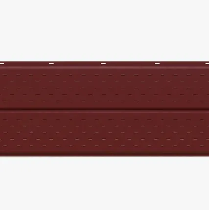Фото №0 Сайдинг Потолочно-фасадная панель «Софит» перфорированный 0.45 мм RAL 3003, Рубин