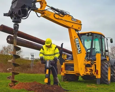фото Бурение под заборы и фундаменты