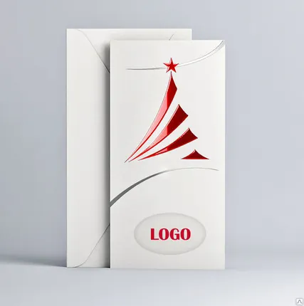 Фото №0 Открытка 10х20см 4+0 50шт