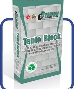 фото Клей для блоков из ячеистого бетона Эталон Teplo Block, Мешок 25кг