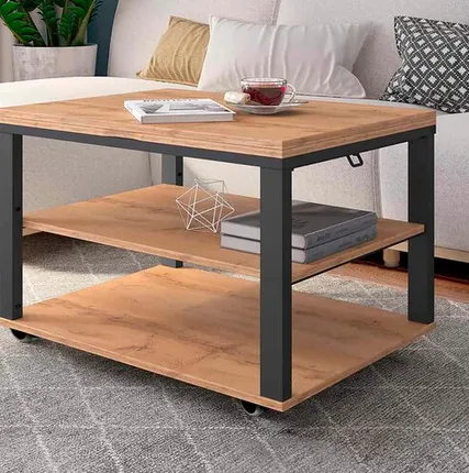 Фото №0 Журнальный стол-трансформер Агат 35 Дуб Вотан