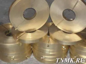 фото Лента латунная 0.5х300 Л63 ГОСТ 2208-2007