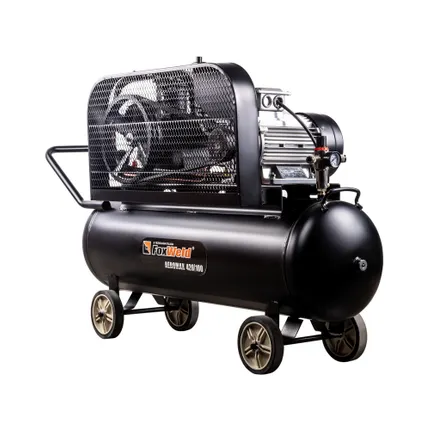 Фото №1 Компрессор масляный ременной AEROMAX 420/100