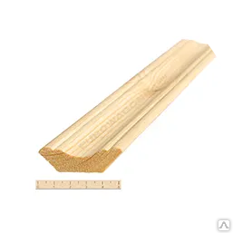 фото Плинтус (сосна), сорт А, 45 мм