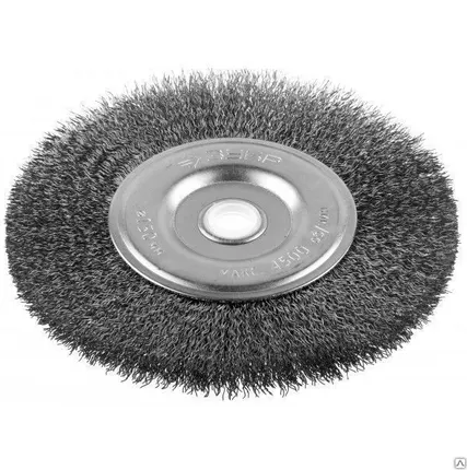 Фото №0 Щетка ЗУБР "ЭКСПЕРТ" дисковая для УШМ, 175мм/М14