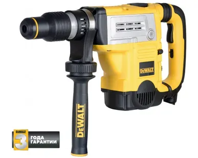 фото Электрический перфоратор вертикальный DeWalt D25604K / 1.25 кВт, 12 Дж